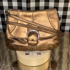 Coach SoHo Metallic Leather Crossbody